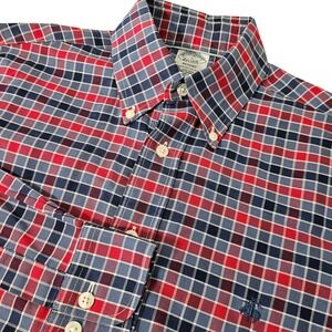 Brooks Brothers Regent Plaid Button Shirt Men's S Non Iron Supima Golden Fleece
